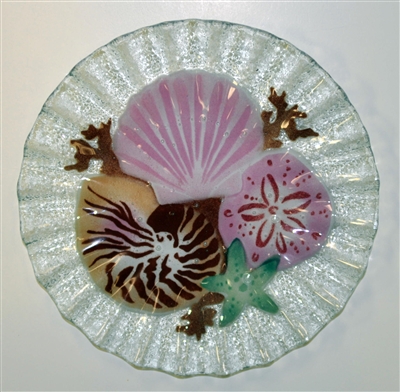 10.75 inch Sea Shell Plate