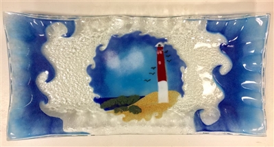 Barnegat Lighthouse Rectangle Plate