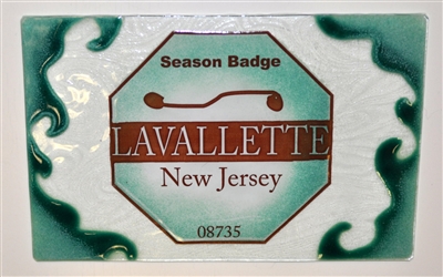 Any Town Beach Badge Seafoam Small Tray (Insert Only)