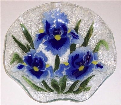 Blue Iris 9 inch Bowl