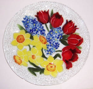 Bold Spring Floral 12 inch Plate