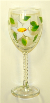 Daisy White Wine Glass