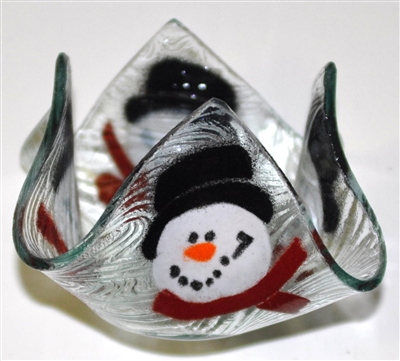 Frosty Small Candleholder