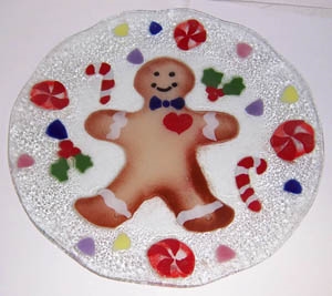 Gingerbread 14 inch Plate