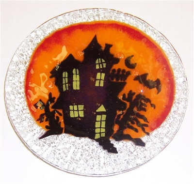 Haunted House 9 inch Plate