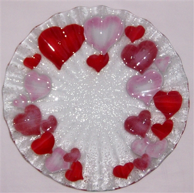 Hearts 10.75 inch Plate