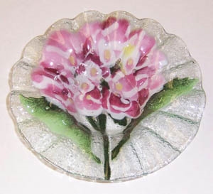 Hydrangea Pink 7 inch Bowl
