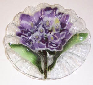 Hydrangea Purple7 inch Bowl