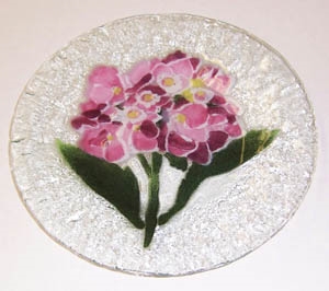 Hydrangea Pink 9 inch Plate