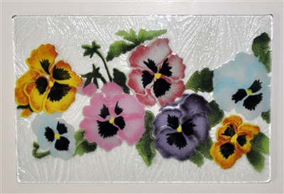 Pastel Pansy Small Tray (Insert Only)