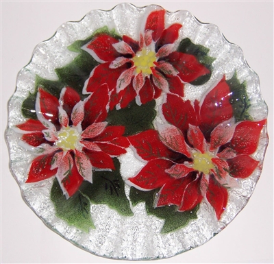 Poinsettia 10.75 inch Plate