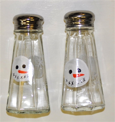 Snow Head Salt and Pepper Shakers