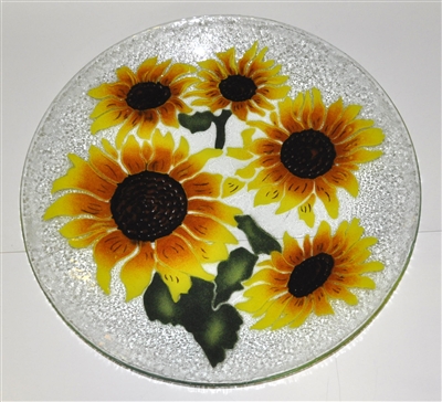 Sunflower 20 inch Platter