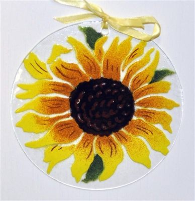 Sunflower 7 inch Suncatcher