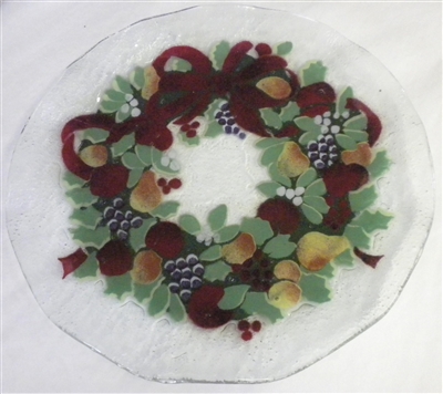 Williamsburg Wreath 14 inch Plate